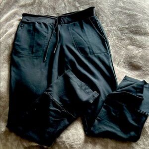 Athleta Hermosa Black Pants ankle slit